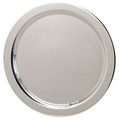 Hotel Collection 20" Round Silver Plated Tray